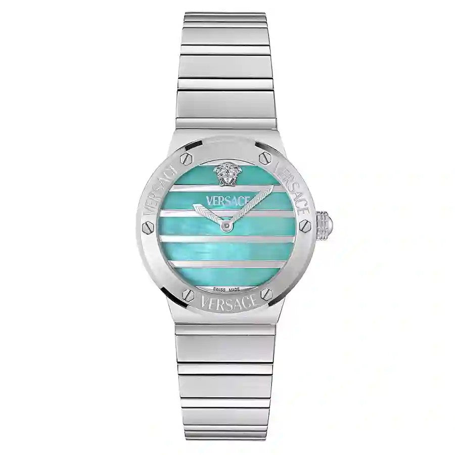 VERSACE Greca Logo Pearl 33mm