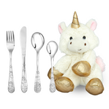 Cutlery set, tray included, unicorn ●527008