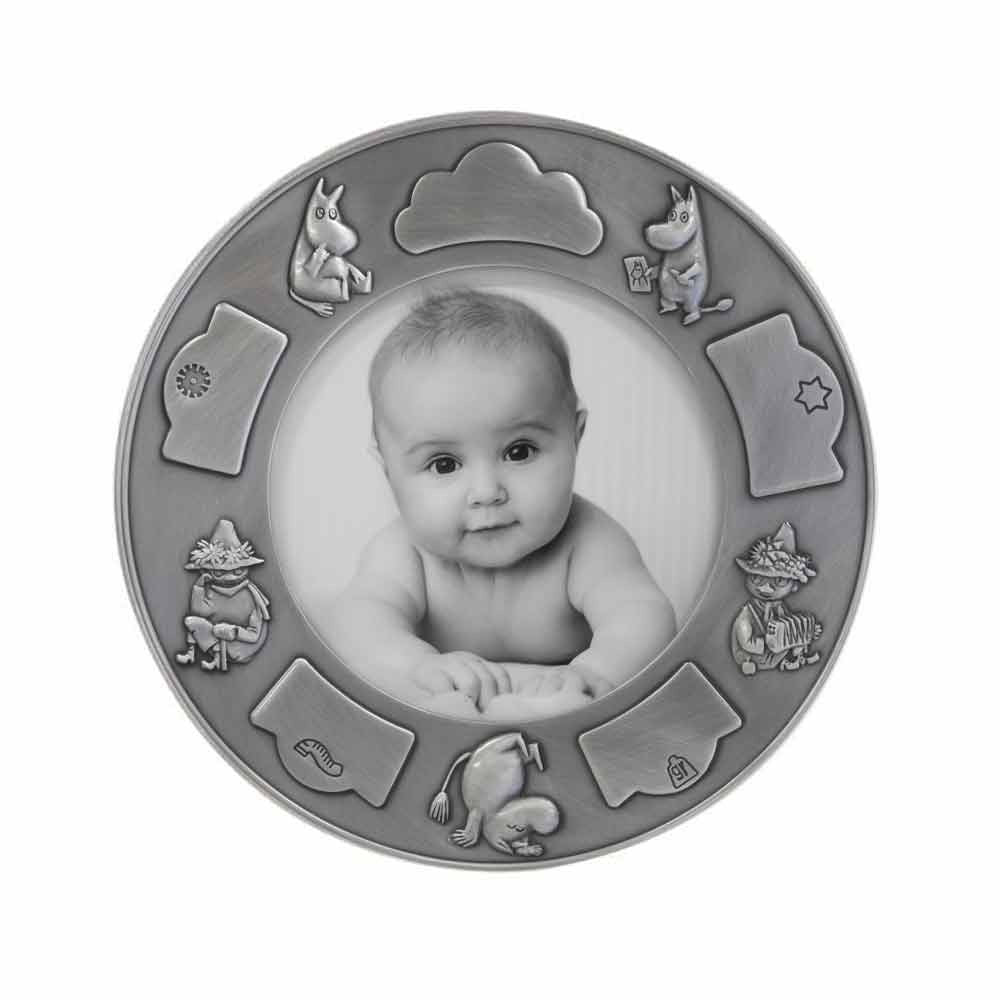 Tinhúðaður myndarammi Múmínálfarnir 18cm