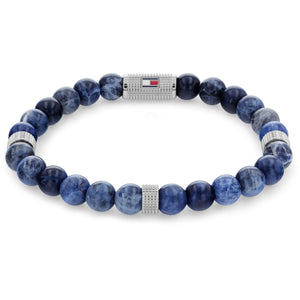TOMMY HILFIGER Beads herraarmband með Sodalite 2790436