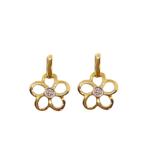Gulleyrnalokkar 14k Blóm