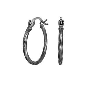 NORDAHL Trend oxidised earrings ●325 656-2