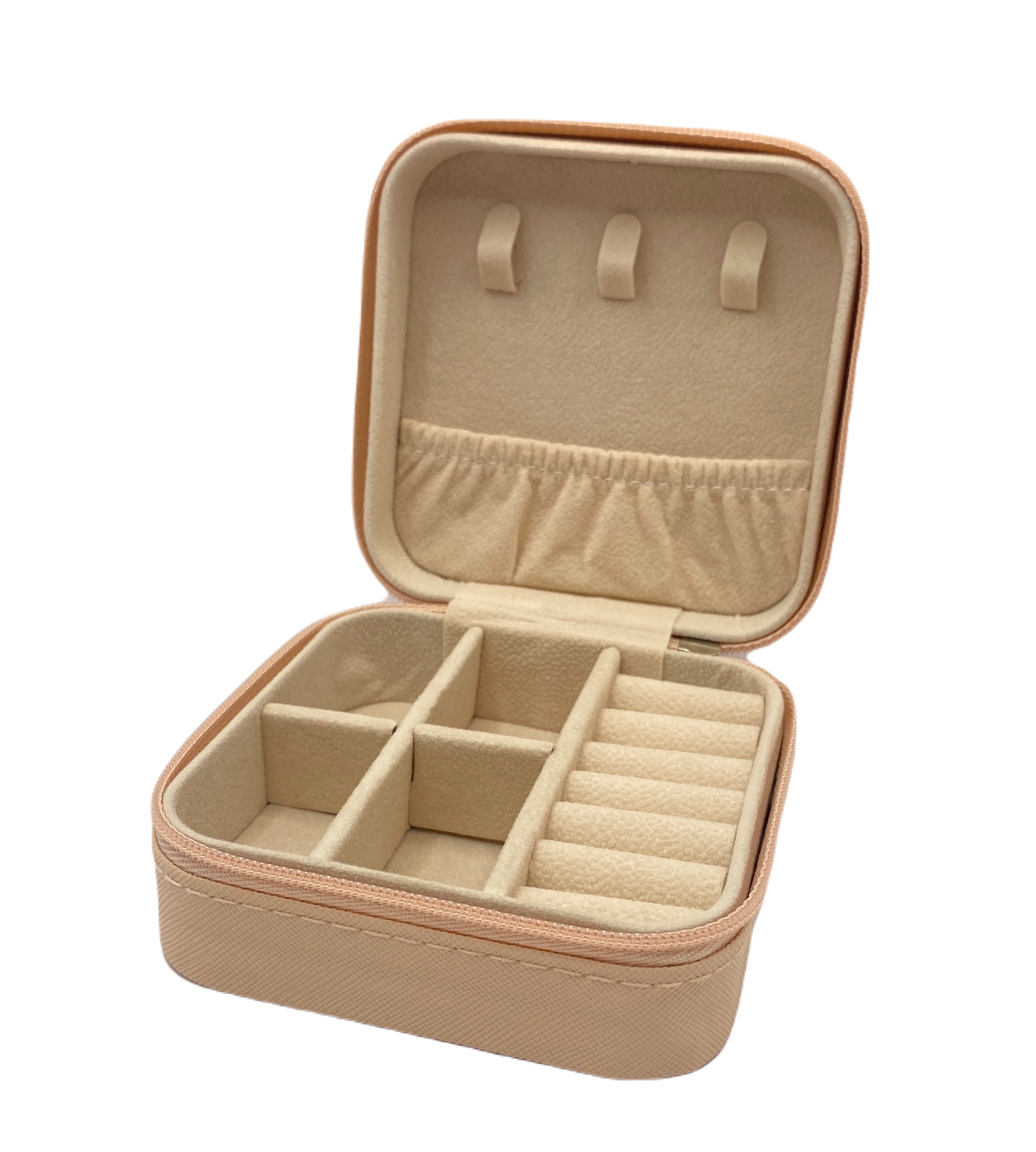Ferða skartgripaskrín Small - Peach bleikt