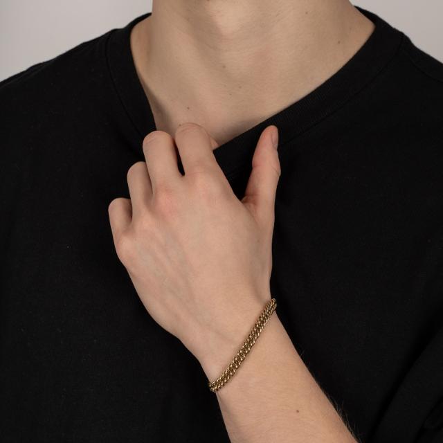 SON gyllt herraarmband
