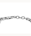 FOSSIL stál herraarmband með plötu fyrir áletrun