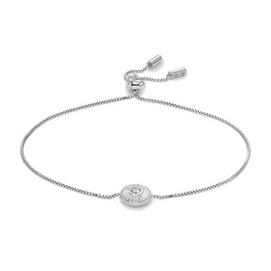 FOSSIL Sterling silfurarmband með zirkonia JFS00616