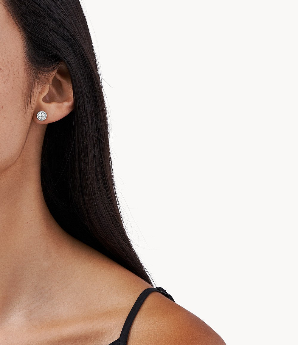 MICHAEL KORS silfureyrnalokkar með zirkonia