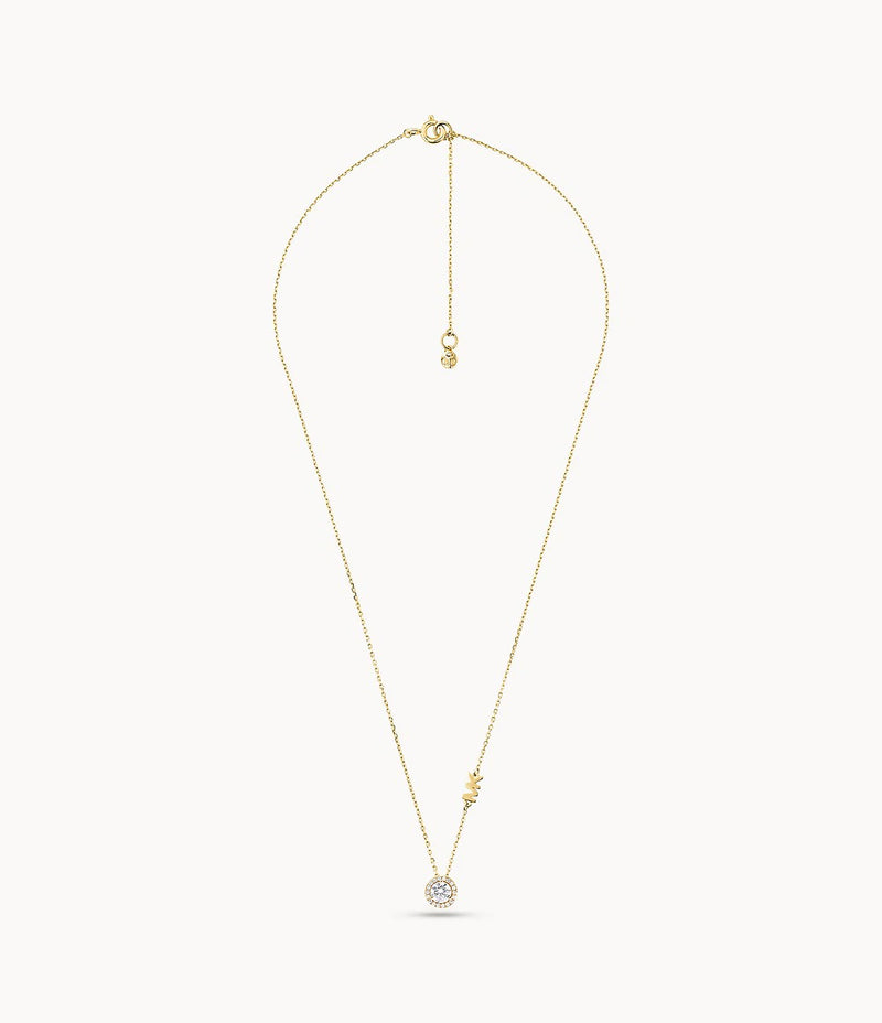 MICHAEL KORS | Gyllt silfurhálsmen með zirkon steinum