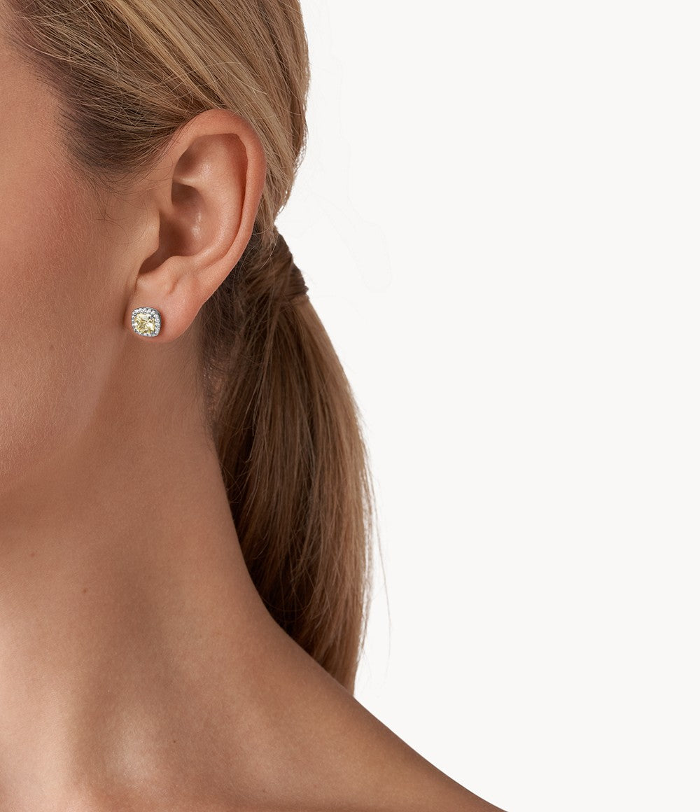 MICHAEL KORS silfureyrnalokkar með zirkonia