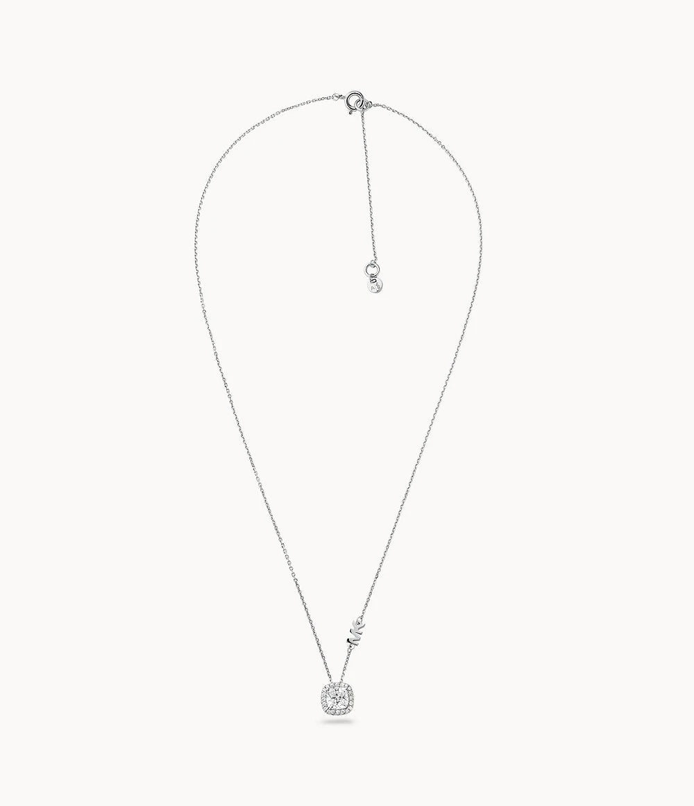 MICHAEL KORS silfurhálsmen með zirkonia