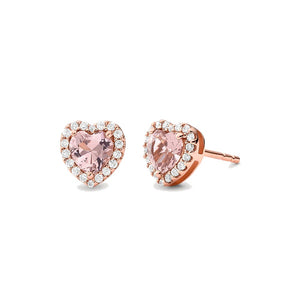 MICHAEL KORS Premium rose gold-plated earrings with zirconia MKC1519