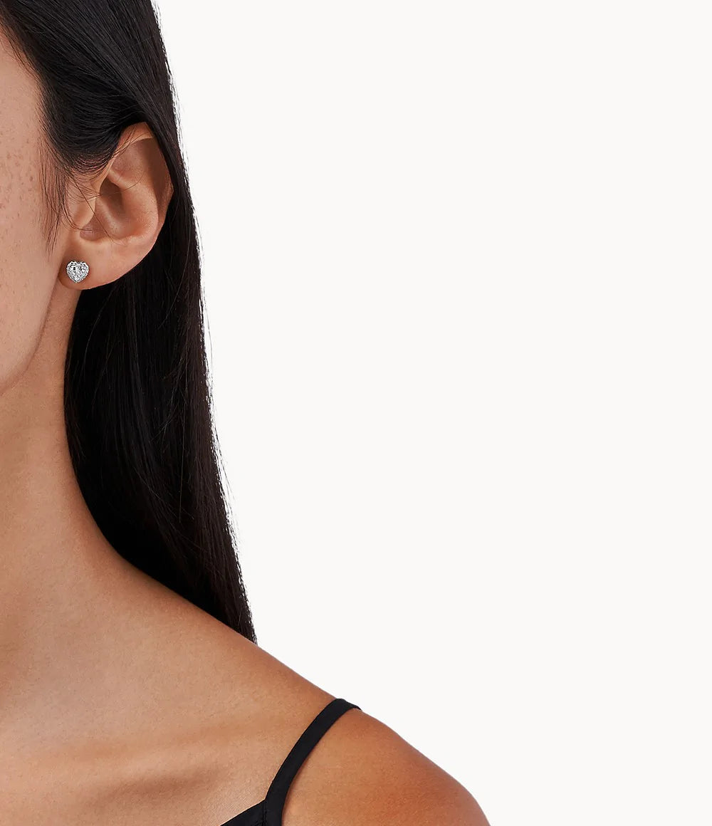 MICHAEL KORS silfureyrnalokkar með zirkonia