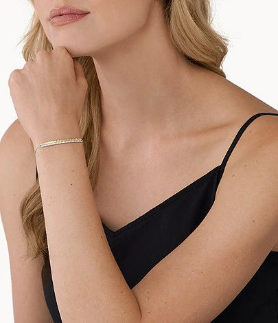 MICHAEL KORS gyllt armband með zirkonia