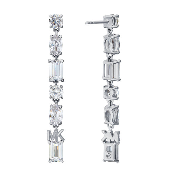 MICHAEL KORS Mixed Stone Drop eyrnalokkar með zirkonia