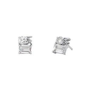 MICHAEL KORS Mixed Stone Stud silfureyrnalokkar MKC1665