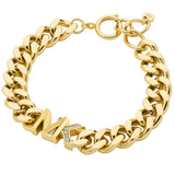MICHAEL KORS gyllt armband með zirkonia MKJ7834