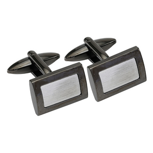 SON Black and silver cufflinks ●012700