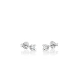 SIGN Fire and Ice silver earrings 4mm