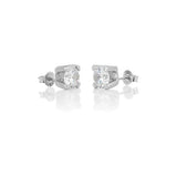 SIGN Fire and Ice silver earrings 8mm | 3 colours