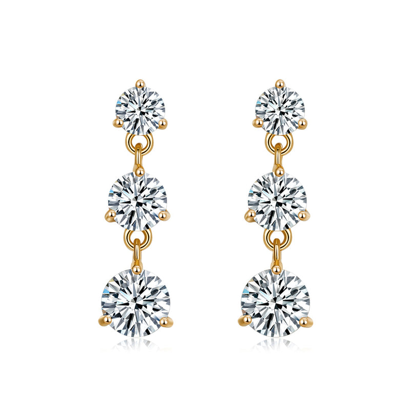 VERA DESIGN Stud Princess eyrnalokkar