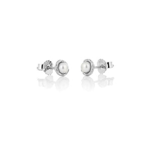SIGN Perla earrings 4mm | Silver / Gold plated