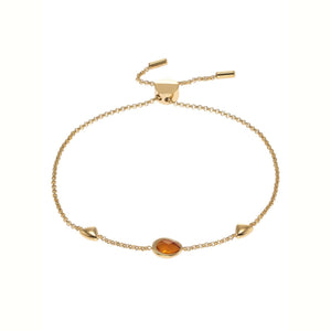 SKAGEN Sea Glass Honey gold-plated bracelet SKJ1738