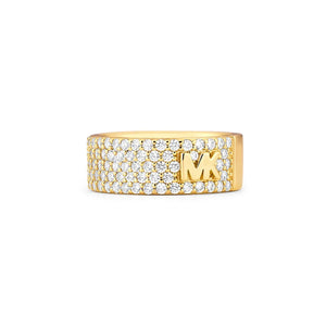 MICHAEL KORS Premium gylltur hringur með zirkonia MKC1555
