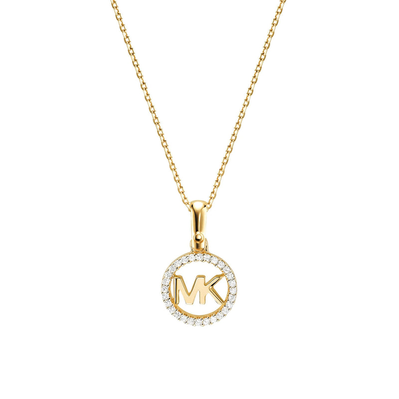 MICHAEL KORS Gyllt hálsmen með zirkon steinum