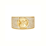 MICHAEL KORS Premium gylltur hringur með zirkonia MKJ8063