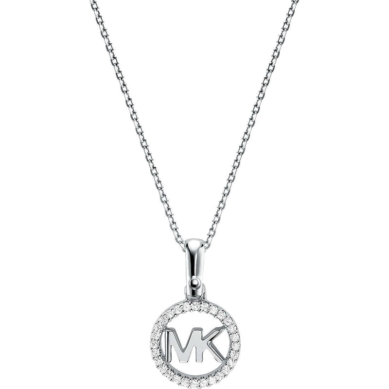 MICHAEL KORS Silfurhálsmen með zirkon steinum