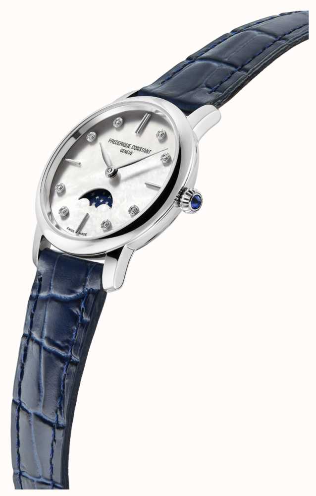 FREDERIQUE CONSTANT Ultra Slimline Moonphase Diamonds 30mm
